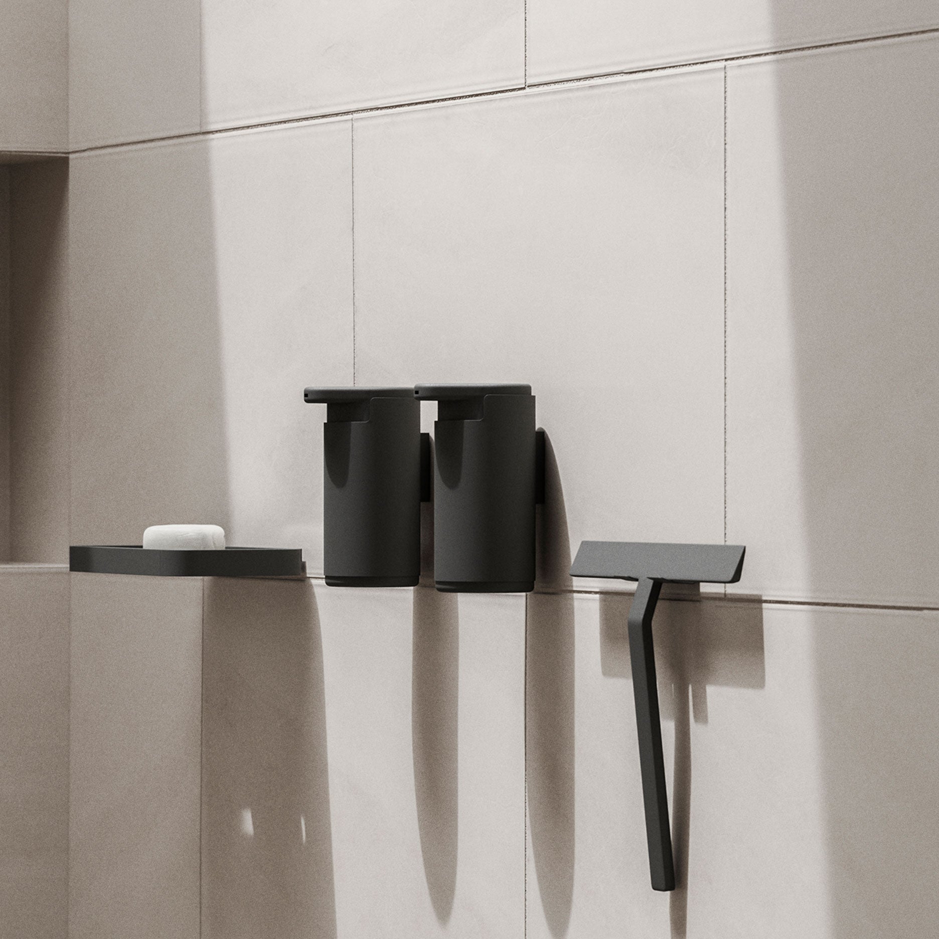 Rim sæbedispenser til væg